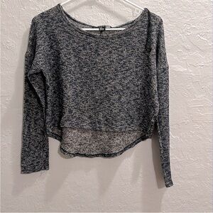 Forever 21 Wide Neck Cropped Front Top - Size Medium